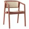 Westwing Collection Armlehnstuhl Gali mit Wiener Geflecht in Terrakotta, B 56 x T 55 cm -Esszimmer Verkäufe Armlehnstuhl Gali mit Wiener Geflecht in Terrakotta