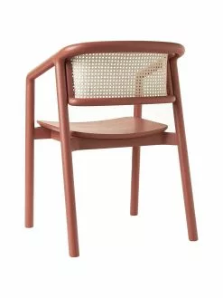 Westwing Collection Armlehnstuhl Gali mit Wiener Geflecht in Terrakotta, B 56 x T 55 cm -Esszimmer Verkäufe Armlehnstuhl Gali mit Wiener Geflecht in Terrakotta 5
