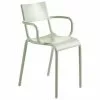 Kartell Armlehnstuhl Generic A in Salbeigrün, stapelbar, B 53 x H 52 cm -Esszimmer Verkäufe Armlehnstuhl Generic A in Salbeigrun stapelbar