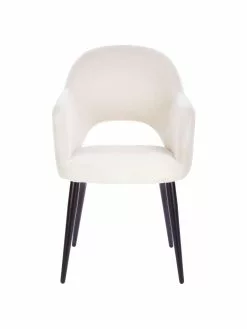 Westwing Collection Armlehnstuhl Rachel in Beige, B 52 x T 59 cm -Esszimmer Verkäufe Armlehnstuhl Rachel in Beige 3