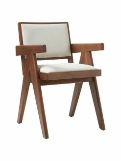 Westwing Collection Armlehnstuhl Sissi mit Polsterung, B 58 x T 52 cm