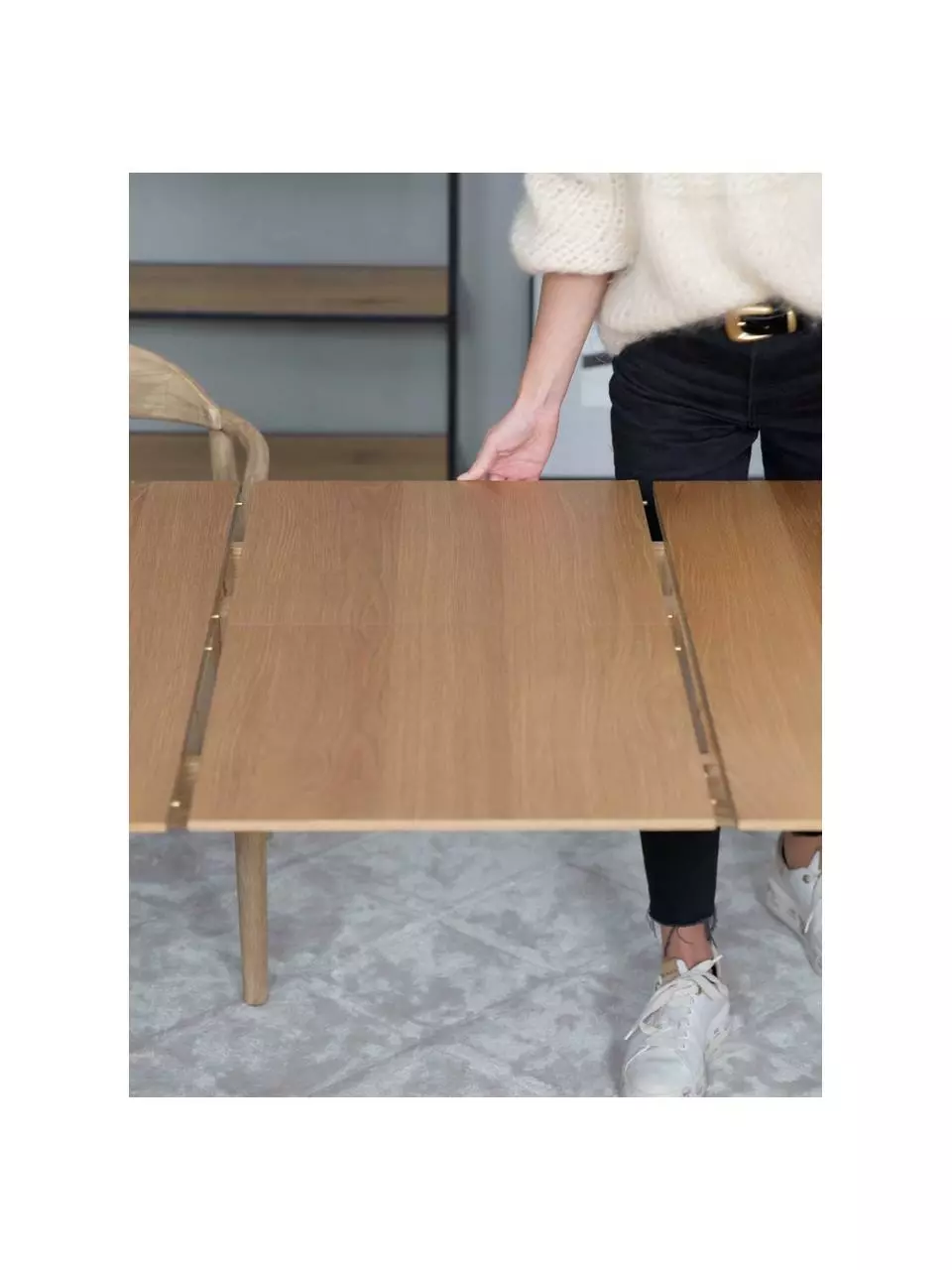 Rowico Ausziehbarer Esstisch Cirrus, 190 - 235 x 90 cm, B 190 bis 235 x T 90 cm 5 Rowico Ausziehbarer Esstisch Cirrus, 190 - 235 x 90 cm, B 190 bis 235 x T 90 cm – Bild 3