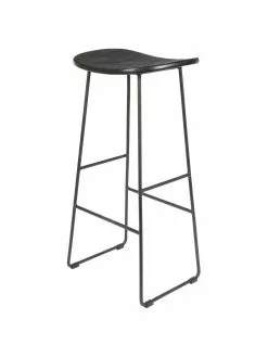 Barhocker Tangle in Schwarz, B 40 x H 80 cm -Esszimmer Verkäufe Barhocker Tangle in Schwarz 4