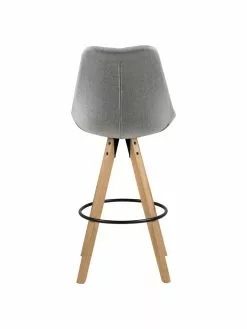 Barstühle Dima in Hellgrau, 2 Stück, B 49 x H 112 cm -Esszimmer Verkäufe Barstuhle Dima in Hellgrau 2 Stuck 3