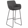 Barstühle Lisa in Grau, 2 Stück, B 52 x H 100 cm -Esszimmer Verkäufe Barstuhle Lisa in Grau 2 Stuck