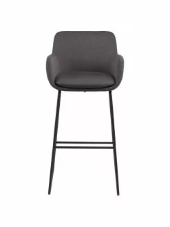 Barstühle Lisa in Grau, 2 Stück, B 52 x H 100 cm -Esszimmer Verkäufe Barstuhle Lisa in Grau 2 Stuck 3