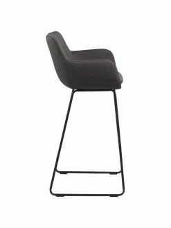 Barstühle Lisa in Grau, 2 Stück, B 52 x H 100 cm -Esszimmer Verkäufe Barstuhle Lisa in Grau 2 Stuck 4