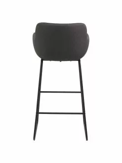 Barstühle Lisa in Grau, 2 Stück, B 52 x H 100 cm -Esszimmer Verkäufe Barstuhle Lisa in Grau 2 Stuck 5