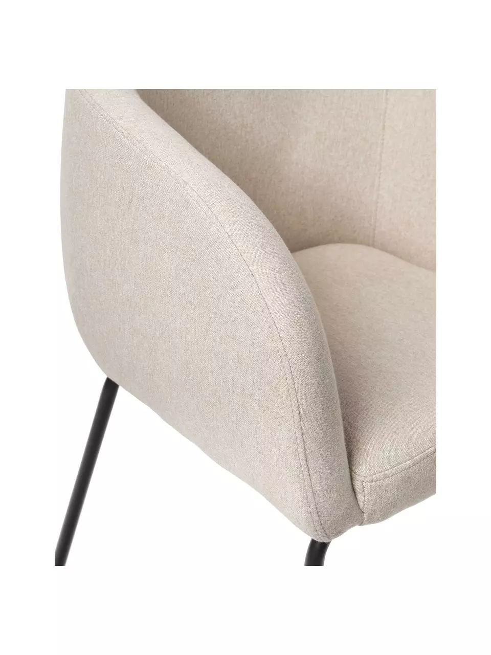 Westwing Collection Bouclé-Cocktailsessel Alani in Beige, B 51 x H 78 cm 8 Westwing Collection Bouclé-Cocktailsessel Alani in Beige, B 51 x H 78 cm – Bild 6