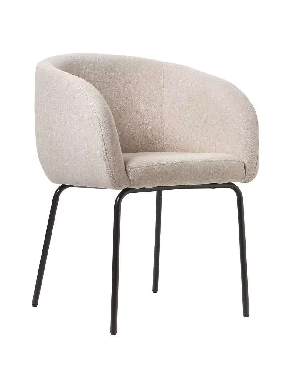 Westwing Collection Bouclé-Cocktailsessel Alani in Beige, B 51 x H 78 cm 3 Westwing Collection Bouclé-Cocktailsessel Alani in Beige, B 51 x H 78 cm