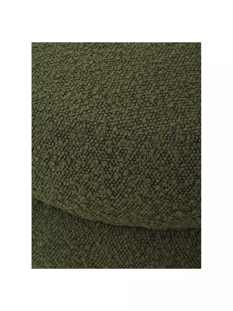 Westwing Collection Bouclé-Polsterbank Alto in Grün, B 110 x H 47 cm 8 Westwing Collection Bouclé-Polsterbank Alto in Grün, B 110 x H 47 cm – Bild 6