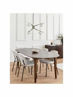 Esszimmer Verkäufe -Esszimmer Verkäufe Boucle Polsterstuhle Ulrica in Cremeweiss 2 Stuck 1