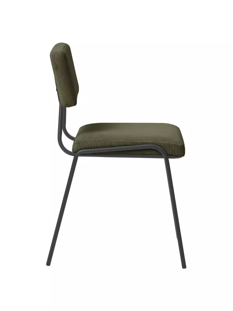 Westwing Collection Cord-Polsterstühle Mats in Grün, 2 Stück, B 50 x H 80 cm 7 Westwing Collection Cord-Polsterstühle Mats in Grün, 2 Stück, B 50 x H 80 cm – Bild 5