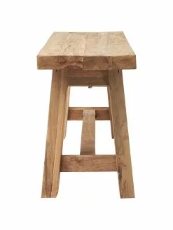 Westwing Collection Deko-Bank Lawas aus Teakholz, B 120 x H 45 cm -Esszimmer Verkäufe Deko Bank Lawas aus Teakholz 10