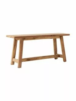 Westwing Collection Deko-Bank Lawas aus Teakholz, B 100 x H 46 cm