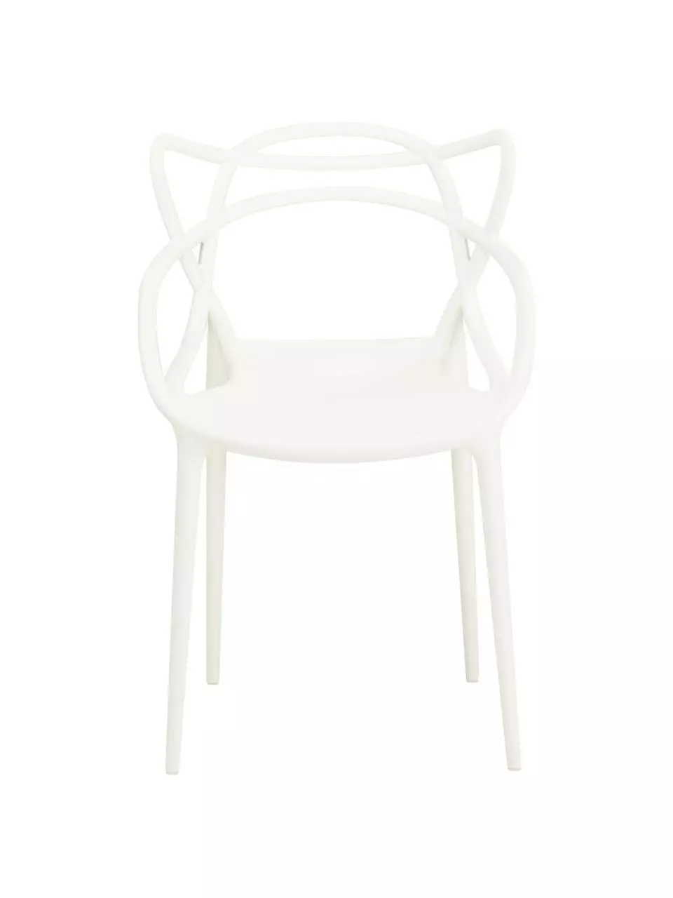 Kartell Design Armlehnstühle Masters in Weiß, 2 Stück, B 57 x H 84 cm 5 Kartell Design Armlehnstühle Masters in Weiß, 2 Stück, B 57 x H 84 cm – Bild 3