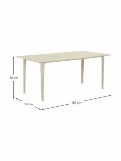 Westwing Collection Esstisch Archie aus Eichenholz, in verschiedenen Größen, B 180 x T 90 cm -Esszimmer Verkäufe Esstisch Archie aus Eichenholz in verschiedenen Grossen 2