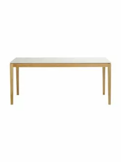 Westwing Collection Esstisch Jackson mit Marmoroptik, 180 x 90 cm, B 180 x T 90 cm -Esszimmer Verkäufe Esstisch Jackson mit Marmoroptik 180 x 90 cm 4