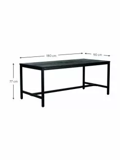 Westwing Collection Esstisch Raw aus Mangoholz, 180 x 90 cm, B 180 x T 90 cm -Esszimmer Verkäufe Esstisch Raw aus Mangoholz 180 x 90 cm 3