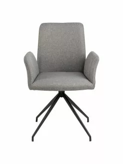 Gepolsterter Drehstuhl Naya in Grau, B 59 x T 59 cm -Esszimmer Verkäufe Gepolsterter Drehstuhl Naya in Grau 3