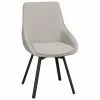 Rowico Gepolsteter Drehstuhl Alison in Greige mit Metall-Beinen, B 51 x T 57 cm -Esszimmer Verkäufe Gepolsteter Drehstuhl Alison in Greige mit Metall Beinen