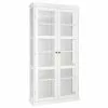 Glasvitrine Wilma in Weiß, B 98 x H 193 cm -Esszimmer Verkäufe Glasvitrine Wilma in Weiss
