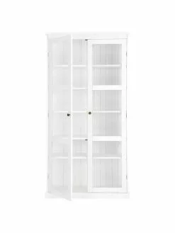 Glasvitrine Wilma in Weiß, B 98 x H 193 cm 11 Glasvitrine Wilma in Weiß, B 98 x H 193 cm -Esszimmer Verkäufe Glasvitrine Wilma in Weiss 3