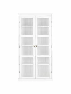 Glasvitrine Wilma in Weiß, B 98 x H 193 cm 12 Glasvitrine Wilma in Weiß, B 98 x H 193 cm -Esszimmer Verkäufe Glasvitrine Wilma in Weiss 4