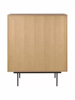 Highboard Allure mit Schublade und Türen aus Eichenholzfurnier, B 100 x H 120 cm -Esszimmer Verkäufe Highboard Allure mit Schublade und Turen aus Eichenholzfurnier 2