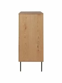 Highboard Allure mit Schublade und Türen aus Eichenholzfurnier, B 100 x H 120 cm -Esszimmer Verkäufe Highboard Allure mit Schublade und Turen aus Eichenholzfurnier 3