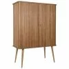 Zuiver Highboard Barbier mit Schiebetür und geriffelter Front, B 100 x H 140 cm -Esszimmer Verkäufe Highboard Barbier mit Schiebetur und geriffelter Front