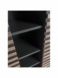 Highboard Kesia mit Walnussfurnier, B 105 x H 155 cm 13 Highboard Kesia mit Walnussfurnier, B 105 x H 155 cm -Esszimmer Verkäufe Highboard Kesia mit Walnussfurnier 5