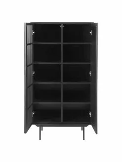 Highboard Mojo mit geriffelter Front, B 80 x H 150 cm -Esszimmer Verkäufe Highboard Mojo mit geriffelter Front 5