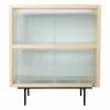 HKliving Highboard Oli mit Glas-Schiebetüren, B 80 x H 89 cm 1 HKliving Highboard Oli mit Glas-Schiebetüren, B 80 x H 89 cm -Esszimmer Verkäufe Highboard Oli mit Glas Schiebeturen