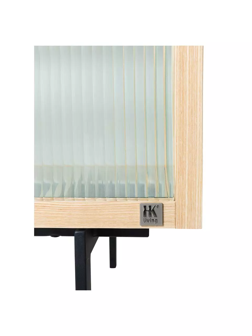 HKliving Highboard Oli mit Glas-Schiebetüren, B 80 x H 89 cm 8 HKliving Highboard Oli mit Glas-Schiebetüren, B 80 x H 89 cm – Bild 6