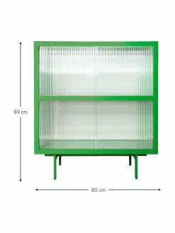 HKliving Highboard Oli mit Glas-Schiebetüren, B 80 x H 89 cm 8 HKliving Highboard Oli mit Glas-Schiebetüren, B 80 x H 89 cm -Esszimmer Verkäufe Highboard Oli mit Glas Schiebeturen 8