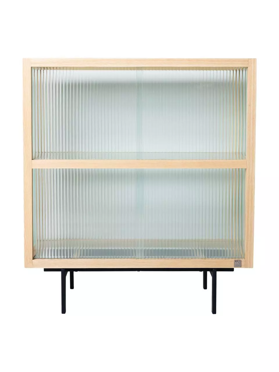 HKliving Highboard Oli mit Glas-Schiebetüren, B 80 x H 89 cm 3 HKliving Highboard Oli mit Glas-Schiebetüren, B 80 x H 89 cm