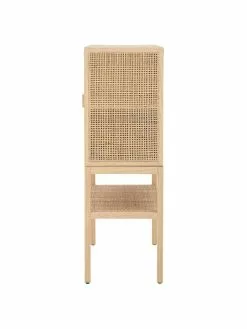 Bloomingville Highboard Sanna aus Kiefernholz/Rattan in Hellbraun, B 90 x H 120 cm -Esszimmer Verkäufe Highboard Sanna aus KiefernholzRattan in Hellbraun 5