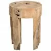 Jan Kurtz Hocker Java aus Teakholz, Ø 30 x H 40 cmNur noch wenige verfügbar -Esszimmer Verkäufe Hocker Java aus Teakholz