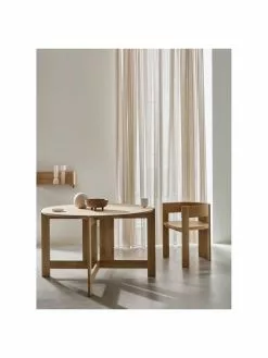 Kristina Dam Holz-Armlehnstuhl Collector, B 51 x T 51 cm -Esszimmer Verkäufe Holz Armlehnstuhl Collector 2