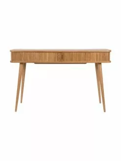 Zuiver Holz-Konsole Barbier mit Stauraum und geriffelter Front, B 120 x T 35 cm -Esszimmer Verkäufe Holz Konsole Barbier mit Stauraum und geriffelter Front 3