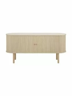Westwing Collection Holz-Sideboard Calary mit geriffelter Front, B 160 x H 75 cm -Esszimmer Verkäufe Holz Sideboard Calary mit geriffelter Front 5