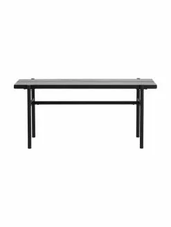 Nordal Holz-Sitzbank Mara in Schwarz, B 100 x H 46 cmNur noch wenige verfügbar