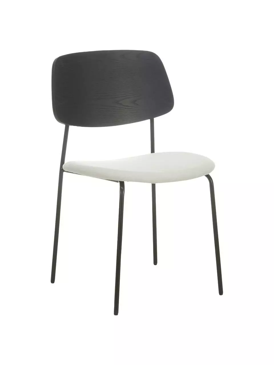 Westwing Collection Holzstühle Nadja mit gepolsterter Sitzfläche, 2 Stück, B 51 x T 52 cm 3 Westwing Collection Holzstühle Nadja mit gepolsterter Sitzfläche, 2 Stück, B 51 x T 52 cm