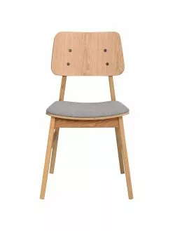 Rowico Holzstühle Nagano mit gepolsterter Sitzfläche, 2 Stück, B 50 x T 51 cm -Esszimmer Verkäufe Holzstuhle Nagano mit gepolsterter Sitzflache 2 Stuck 3