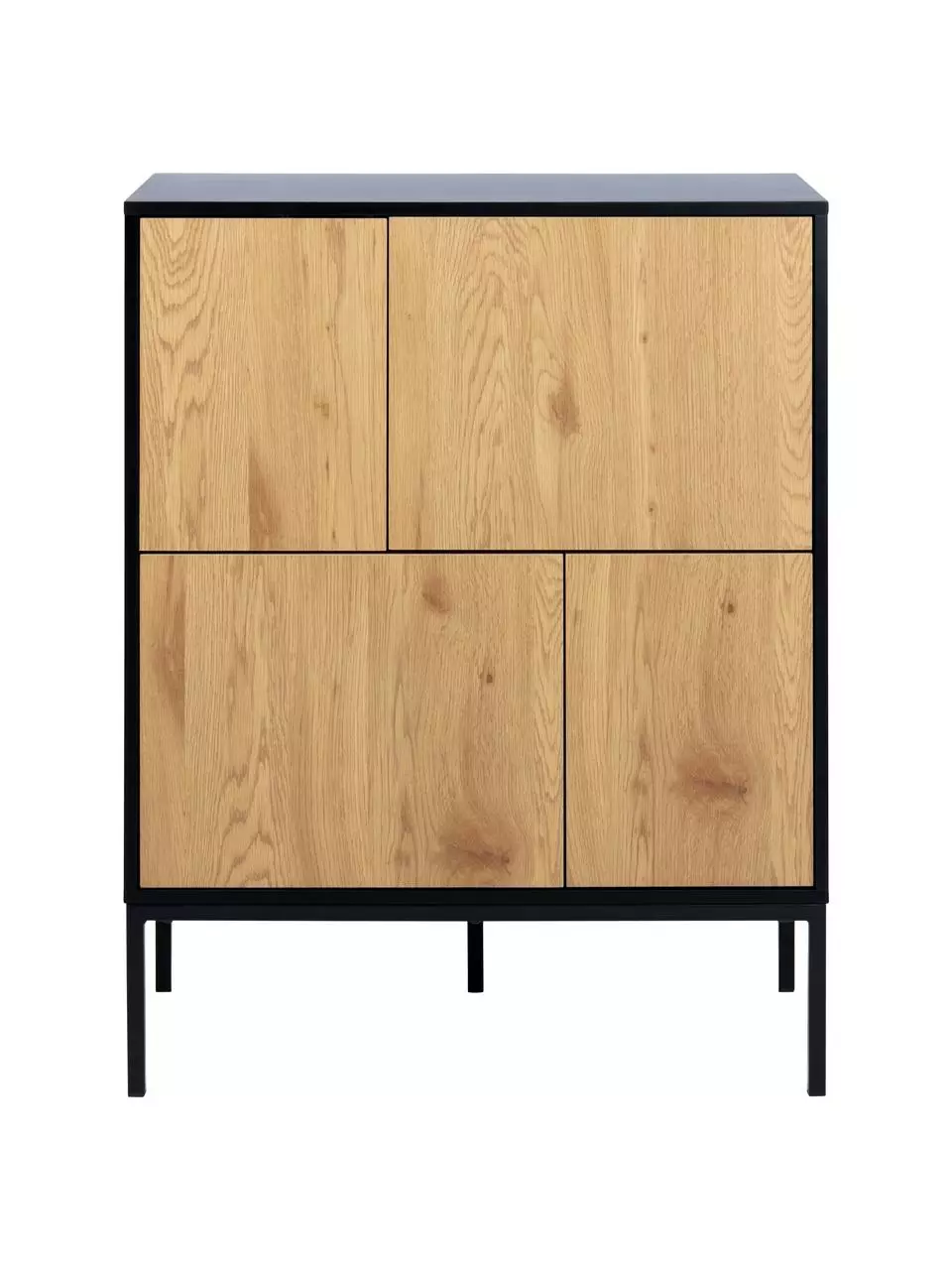 Kommode Seaford aus Holz und Metall, B 80 x H 103 cm 6 Kommode Seaford aus Holz und Metall, B 80 x H 103 cm – Bild 4