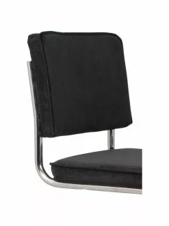 Zuiver Kordsamt-Freischwinger Kink, B 48 x T 48 cm -Esszimmer Verkäufe Kordsamt Freischwinger Kink 4