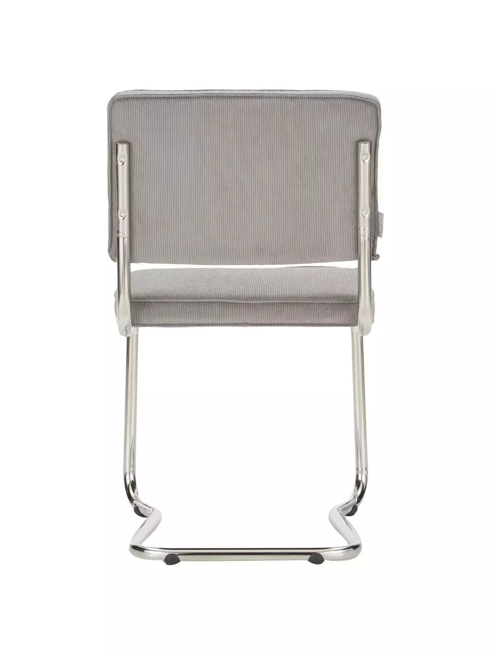 Zuiver Kordsamt-Freischwinger Kink in Hellgrau, B 48 x T 48 cm 8 Zuiver Kordsamt-Freischwinger Kink in Hellgrau, B 48 x T 48 cm – Bild 6