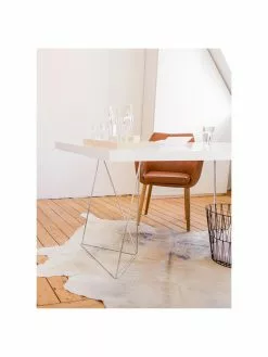 Kunstleder-Armlehnstuhl Nora mit Holzbeine, B 56 x T 55 cm 13 Kunstleder-Armlehnstuhl Nora mit Holzbeine, B 56 x T 55 cm -Esszimmer Verkäufe Kunstleder Armlehnstuhl Nora mit Holzbeine 5