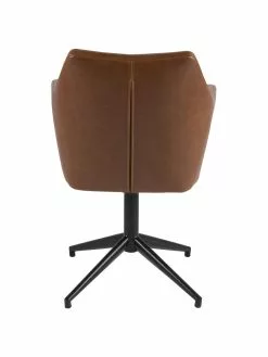 Kunstleder-Drehstuhl Nora mit Armlehne, B 58 x T 57 cm -Esszimmer Verkäufe Kunstleder Drehstuhl Nora mit Armlehne 5